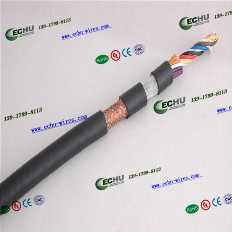 屏蔽型中度拖鏈電纜